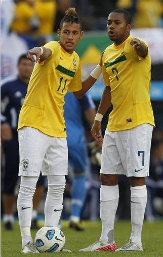 Neymar y Robinho